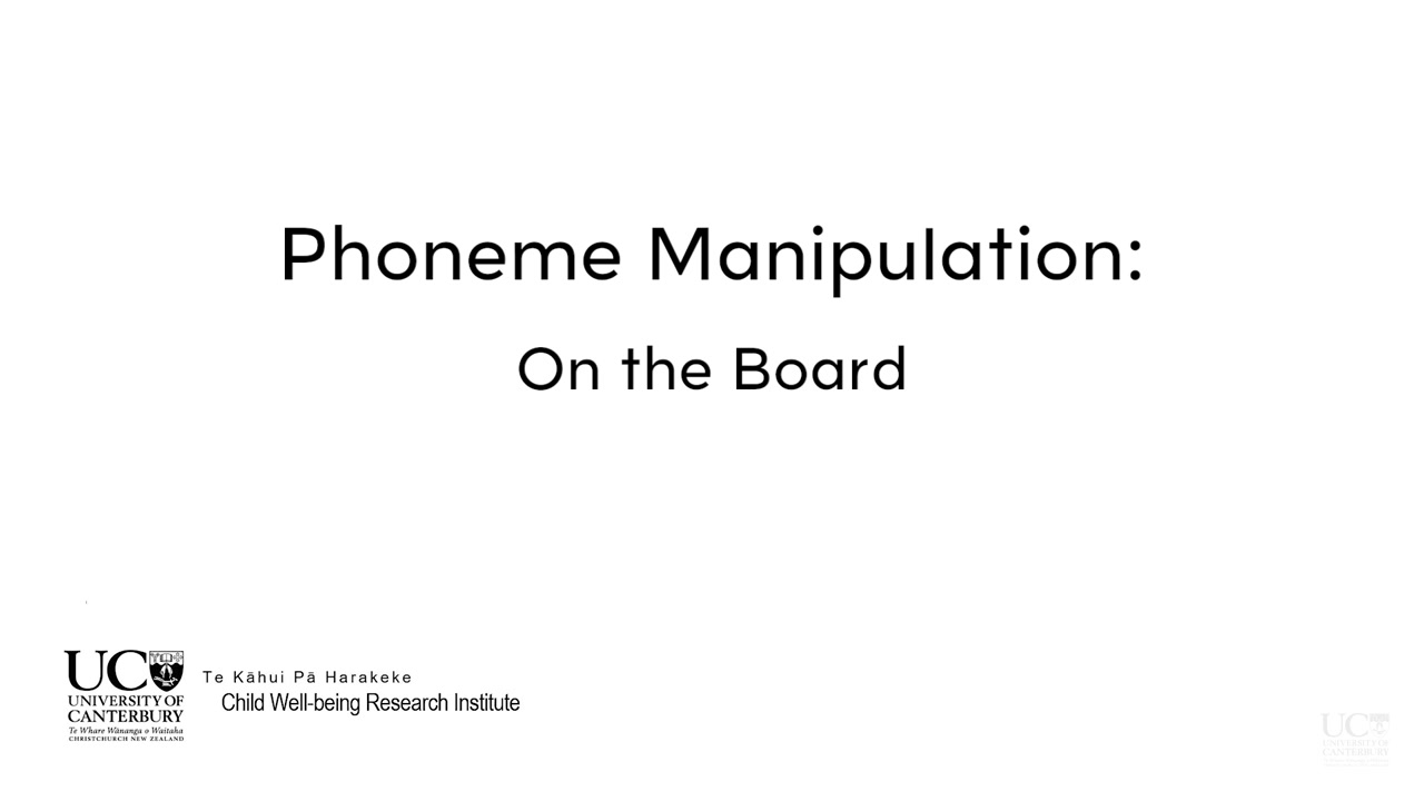 Phoneme Manipulation - On The Board.mp4